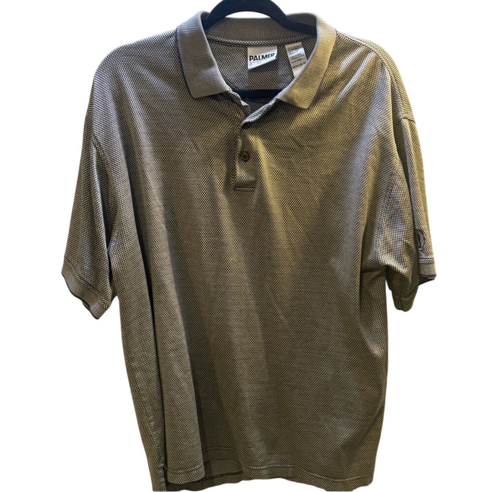 Arnold Palmer Golf Polo Shirt Men Medium M Mercerized Cotton Grandpacore | Retro